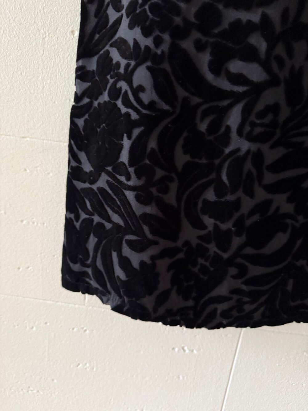 Vintage Y2K Burnout Velvet Maxi Dress Whimsygoth Witchy Grunge | Medium - Picture 12 of 16
